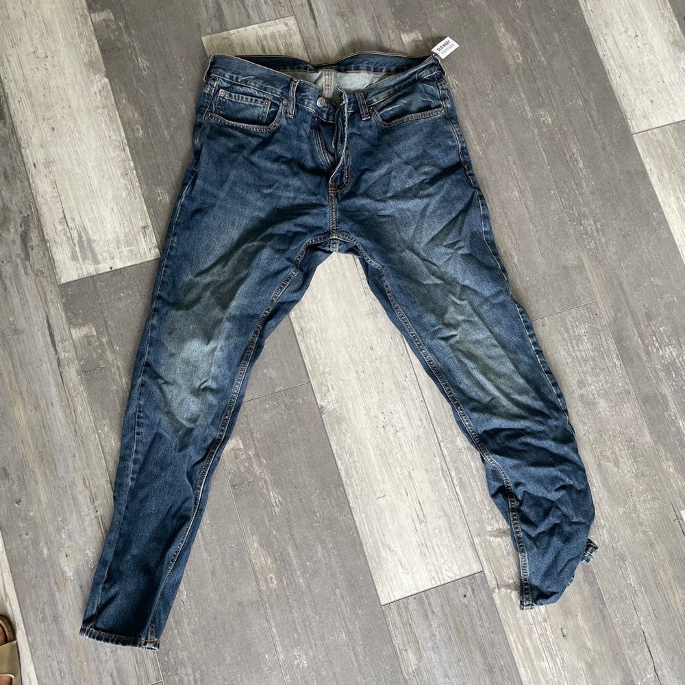 Old Navy Slim Rigid Dark Wash Jeans